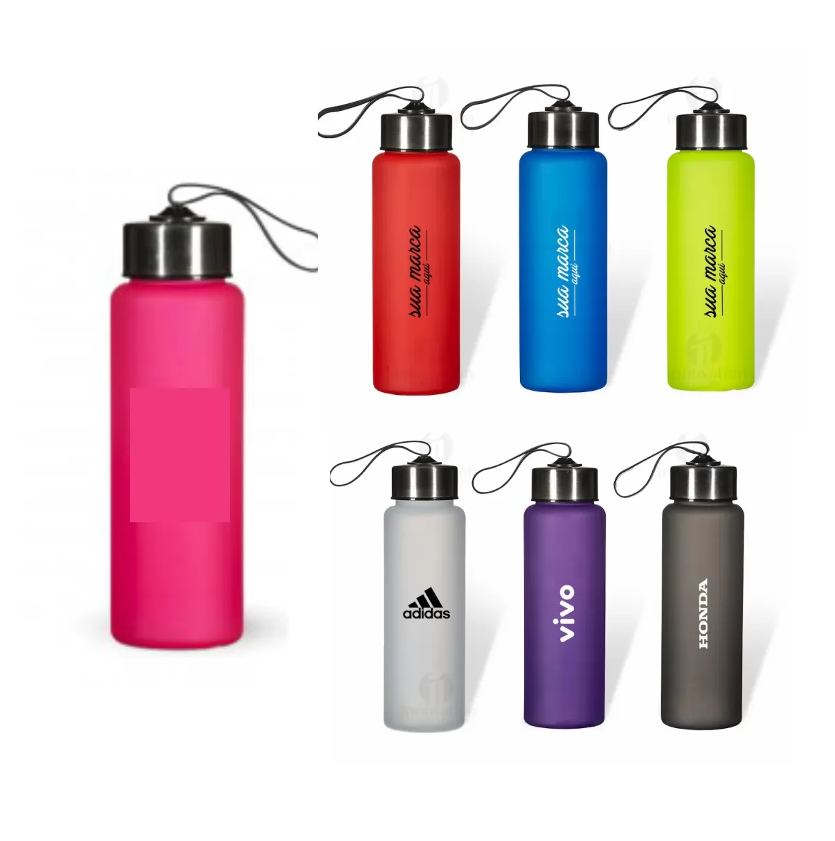 GARRAFA SQUEEZE SOFT TOUCH 680 ML